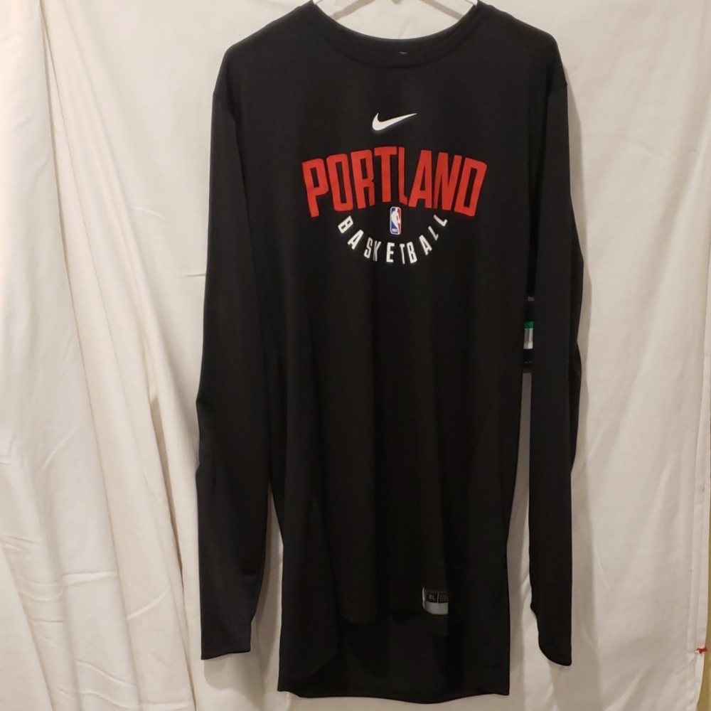 Nike Blazers Dri Fit Shoot Around Shirt Size XLT